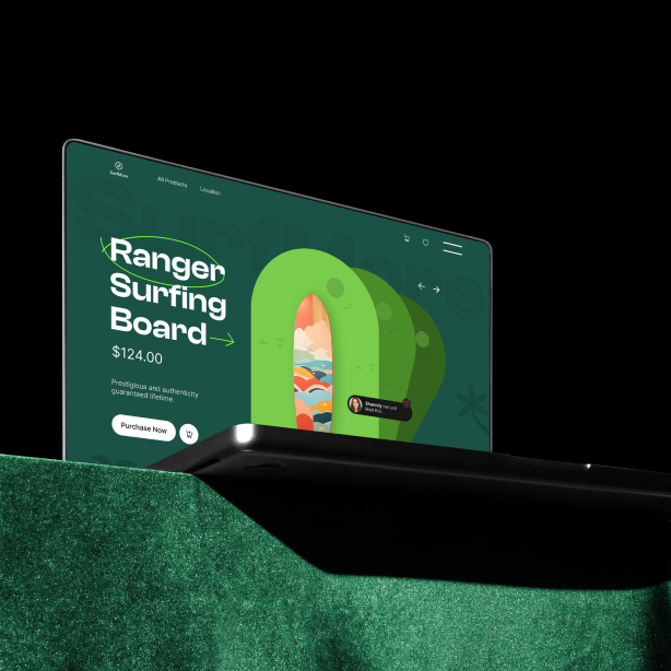 [interface] image of employee interacting with hr software (for a hr tech)