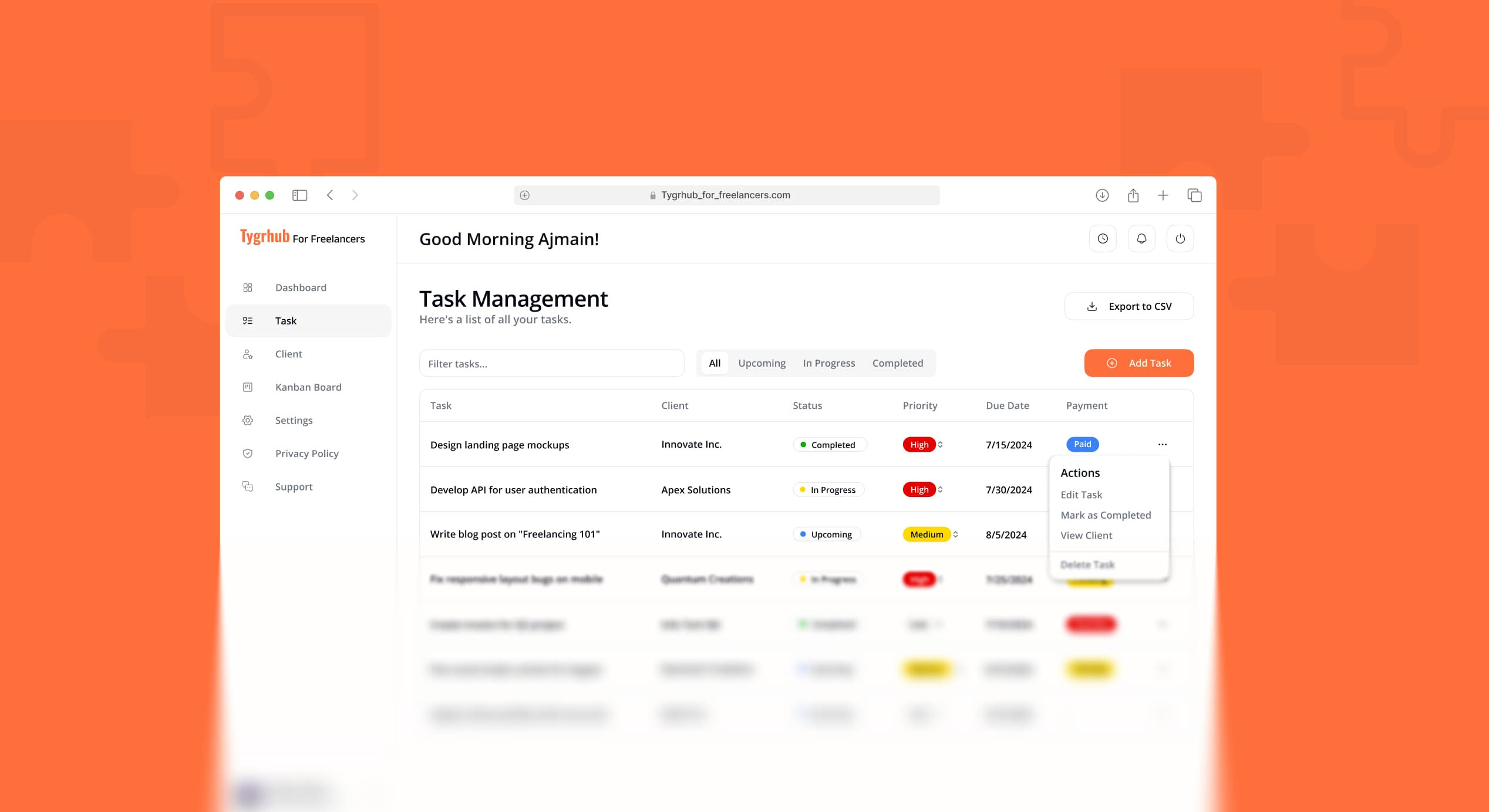 image of case study client management system