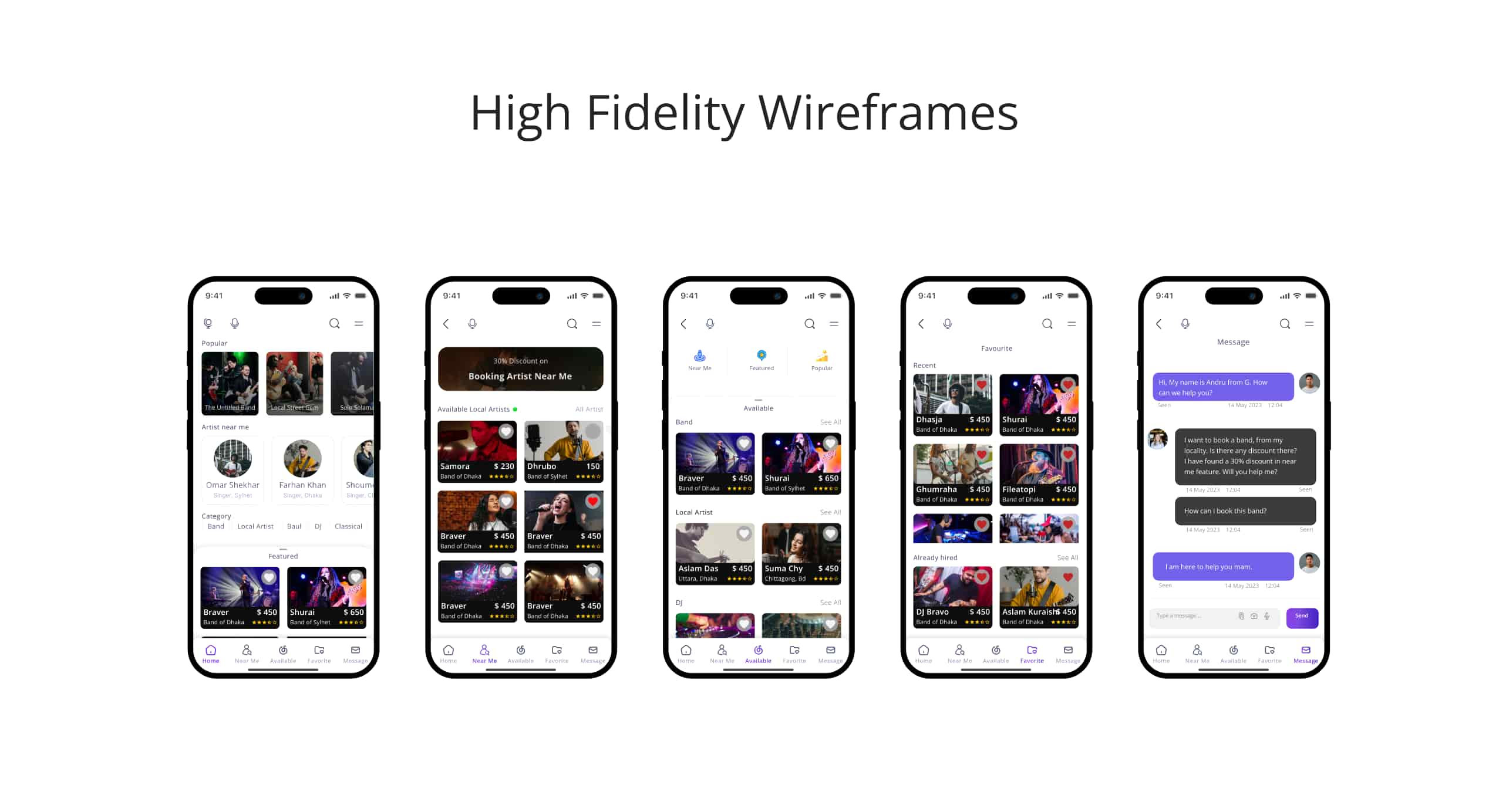 Mobile UI design with a clean login screen, branding, and smooth input fields.